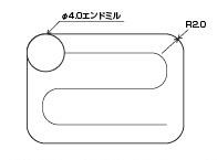 After ポケットはコーナーRをなるべく大きく設計する